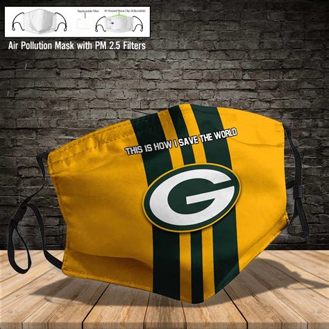 NFL Green Bay Packers Face Masks PT1274