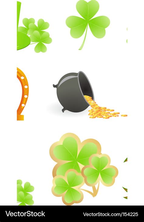 St patricks day symbols Royalty Free Vector Image