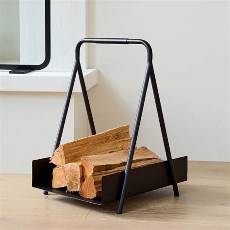 Pure Fireplace Log Holder | West Elm