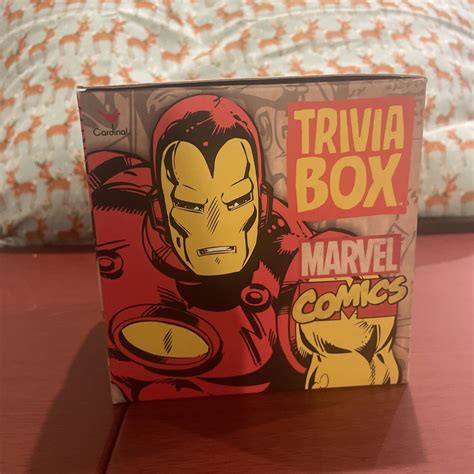 MARVEL Comics Trivia Box Game Cardinal Avengers Spider Man Captain America Thor | eBay