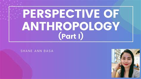 The Self from the Perspective of Anthropology (Part 1) - YouTube