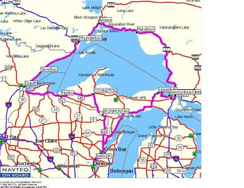 Lake Michigan Circle Tour Map - Maping Resources