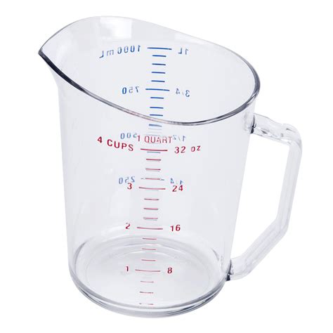 CAMBRO 1 QUART MEASURING CUP - Rush's Kitchen