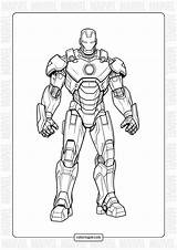 Iron Man Coloring Sheet sketch template