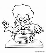 Coloriage Master Chef sketch template