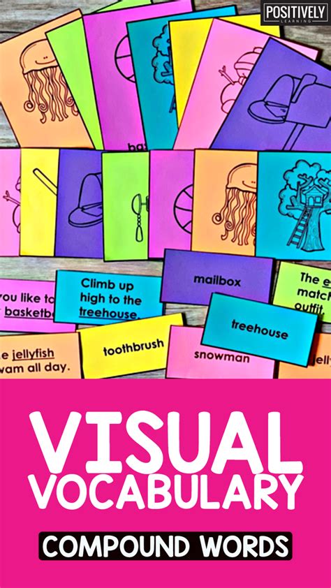 Add these Compound Words Visual Vocabulary sets to your small groups, literacy centers ...