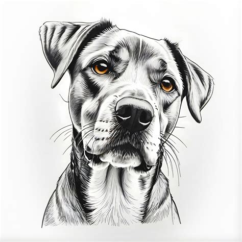 Dog Drawing Illustration Free Stock Photo - Public Domain Pictures