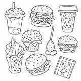 Unhealthy Food Coloring Pages  Nation sketch template