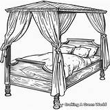Bed Coloring Pages  Free & Printable sketch template