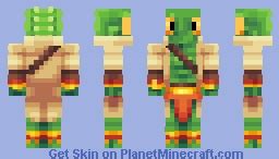 Lizard skin remake Minecraft Skin