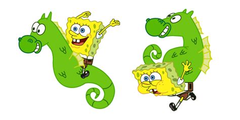 SpongeBob and Mystery the Seahorse | Spongebob, Spongebob drawings, Spongebob pics