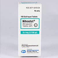 NITROSTAT (Nitroglycerin) dosage, indication, interactions, side ...