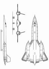 Coloring Page Aircraft  Lockheed SR 71A Free Printables Img 27952 sketch template