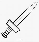 Sword Coloring Page sketch template