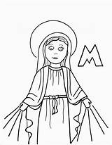 Free Coloring Page Of Mary The Mother God  Home sketch template