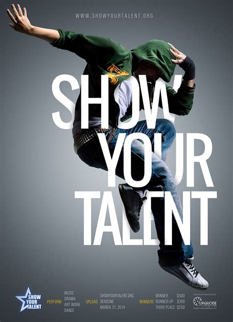 Show Your Talent Poster on Behance