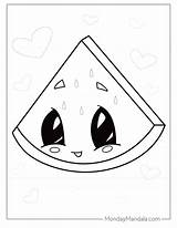 20 Watermelon Coloring Pages Free PDF Printables sketch template