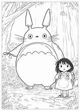 Studio Ghibli Coloring Pages  Color Your Favorite Characters sketch template