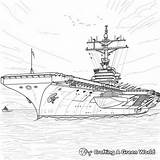 Aircraft Carrier Coloring Pages  Free & Printable sketch template