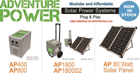 Portable Solar Powered AC Energy Systems: Affordable Mobile Solar Array, Storage Battery and AC ...