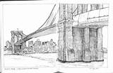 Brooklyn Bridge Coloring Page Pages sketch template