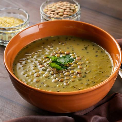 Aromatic Green Lentil Soup Recipe With Home Goodness - Soup Chick