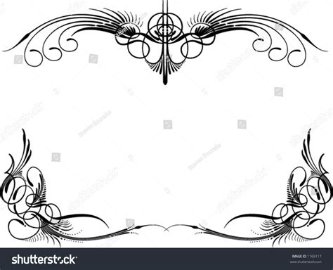 Decorative Borders, Fully Editable Stock Vector Illustration 1169117 : Shutterstock