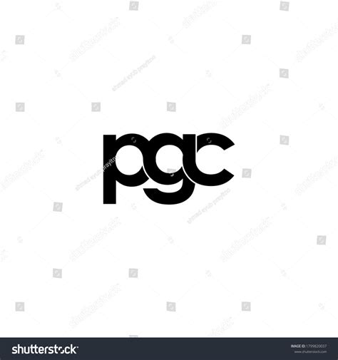 Pgc Letter Original Monogram Logo Design Stock Vector (Royalty Free ...