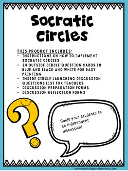 Socratic Circles by The Art of Upper Elementary | TpT