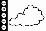 Outline Cloud SVG Coloring Page Graphic By MYDIGITALART13 · Creative  sketch template