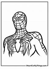 Spiderman Characters Coloring Pages sketch template