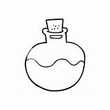 Love Potion Bottle Drawing Sketch Coloring Page sketch template