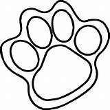 Puppy Whitesbelfast Paw Clipartqueen Sketch Coloring Page sketch template
