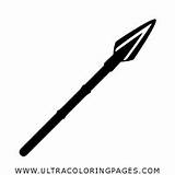 Spear Coloring Pages For Kids  Free To Print sketch template
