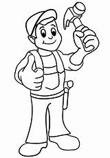 Carpenter 5 Coloring Page  Free Printable Pages For Kids sketch template