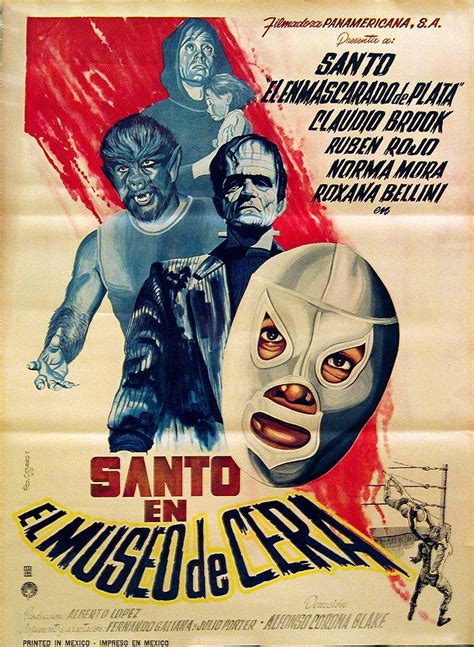 21 Santo Movie Posters That Prove He Was Mexico's Ultimate Badass | Movie posters, Wax museum ...