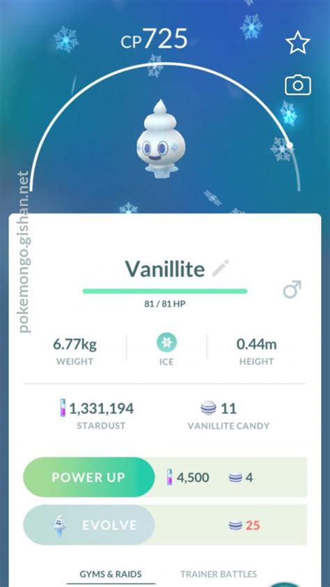 Vanillite - Pokemon Go