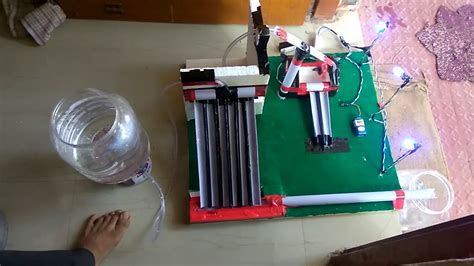 Mini working model of hydroelectric power plant science project - YouTube