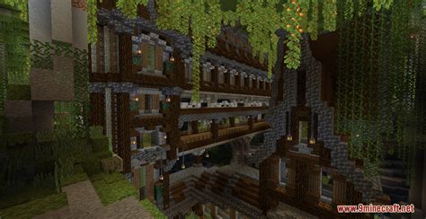 Lush Cave House Map (1.19.2, 1.18.2) - Lush Cave Inspired Survival House - Mc-Mod.Net