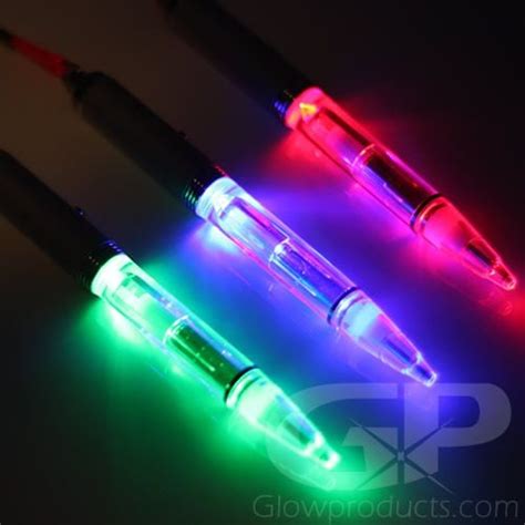 Light Up Pens - Lighted 8 Mode LED Pen | Glowproducts.com