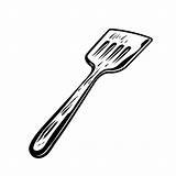 Premium Vector  Spatula Home Appliance Drawing For Kids coloring Book sketch template