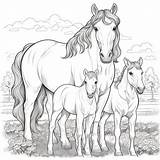 VOL 1 20 Printable Horse Coloring Pages For Kids  Etsy UK sketch template
