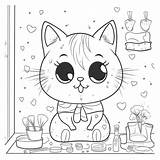 Printable Beauty Salon Coloring Pages sketch template