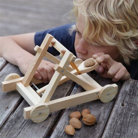 Catapult Set | Woodworking projects for kids, Woodworking for kids, Kids wooden toys