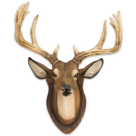 12-Point Buck/Deer Head Reproduction Wall Sculpture - BUDK.com