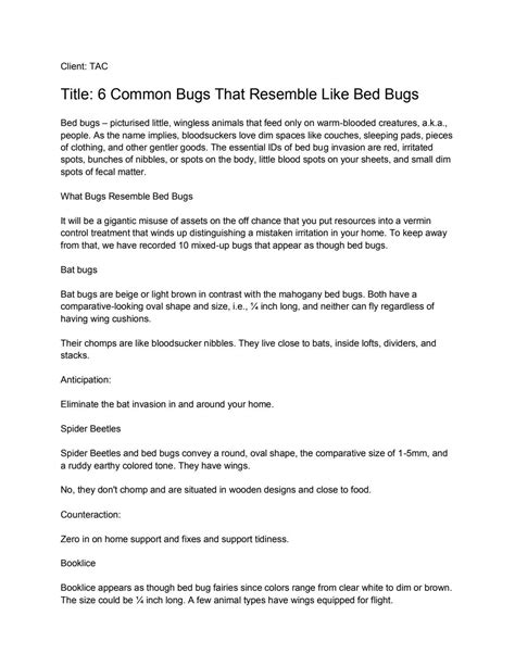 Bed bug exterminator rochester ny by infographicses - Issuu