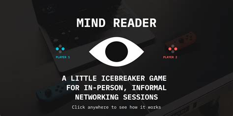 👁‍🗨 Mind Reader – Networking Game | Figma