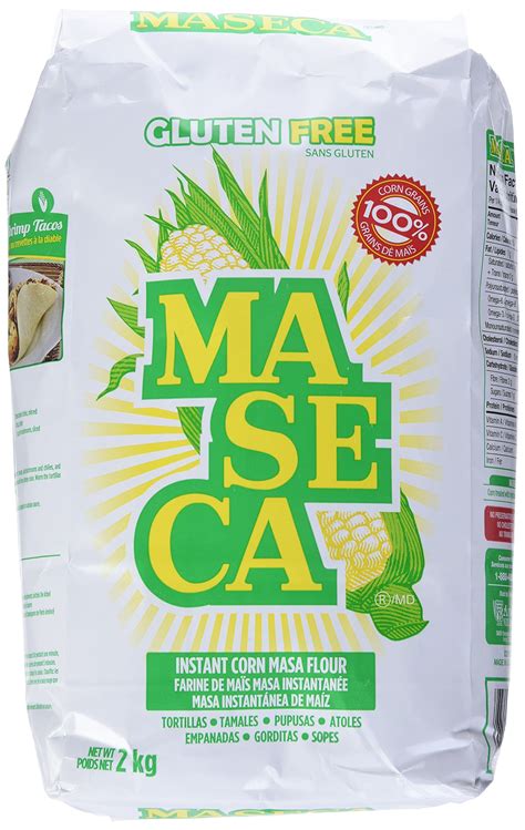 Maseca Instant Yellow Corn Masa Flour 4.4lb | Masa Instantanea de Maiz Amarillo 2.2kg- Buy ...