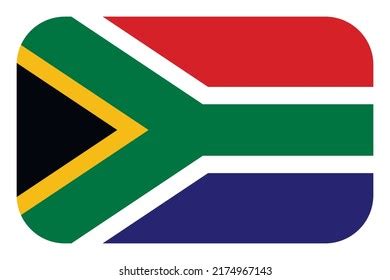 Flag Republic South Africa Rsa National Stock Vector (Royalty Free) 2174967143 | Shutterstock