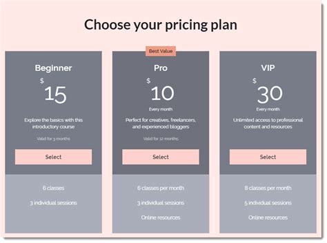 Pricing Plans: Adding the Pricing Plans App | Help Center | Wix.com